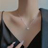 Flash Diamond Butterfly Necklace Women's Light Luxury Niche Temperament Collarbone Chain Year Item Jewelry