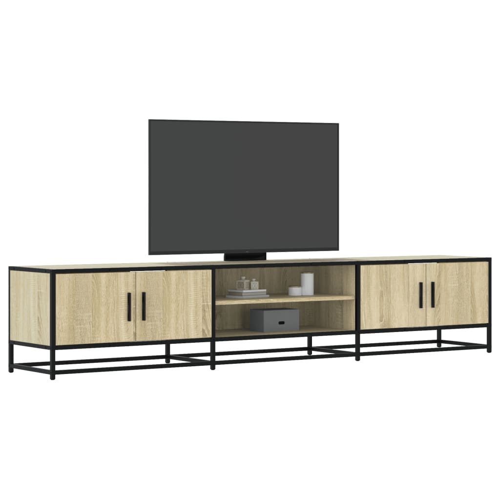 Vidaxl Szafka Pod Tv, Dąb Sonoma, 210X35X41Cm, Materiał Drewnopochodny