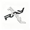 Suitable for the new KIA modified RAY aluminum alloy car personalized car logo door logo side label rear tail label