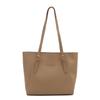 Stylish And Versatile Retro Tote Bag For Women In Chic Black Khaki And Brown Shades
