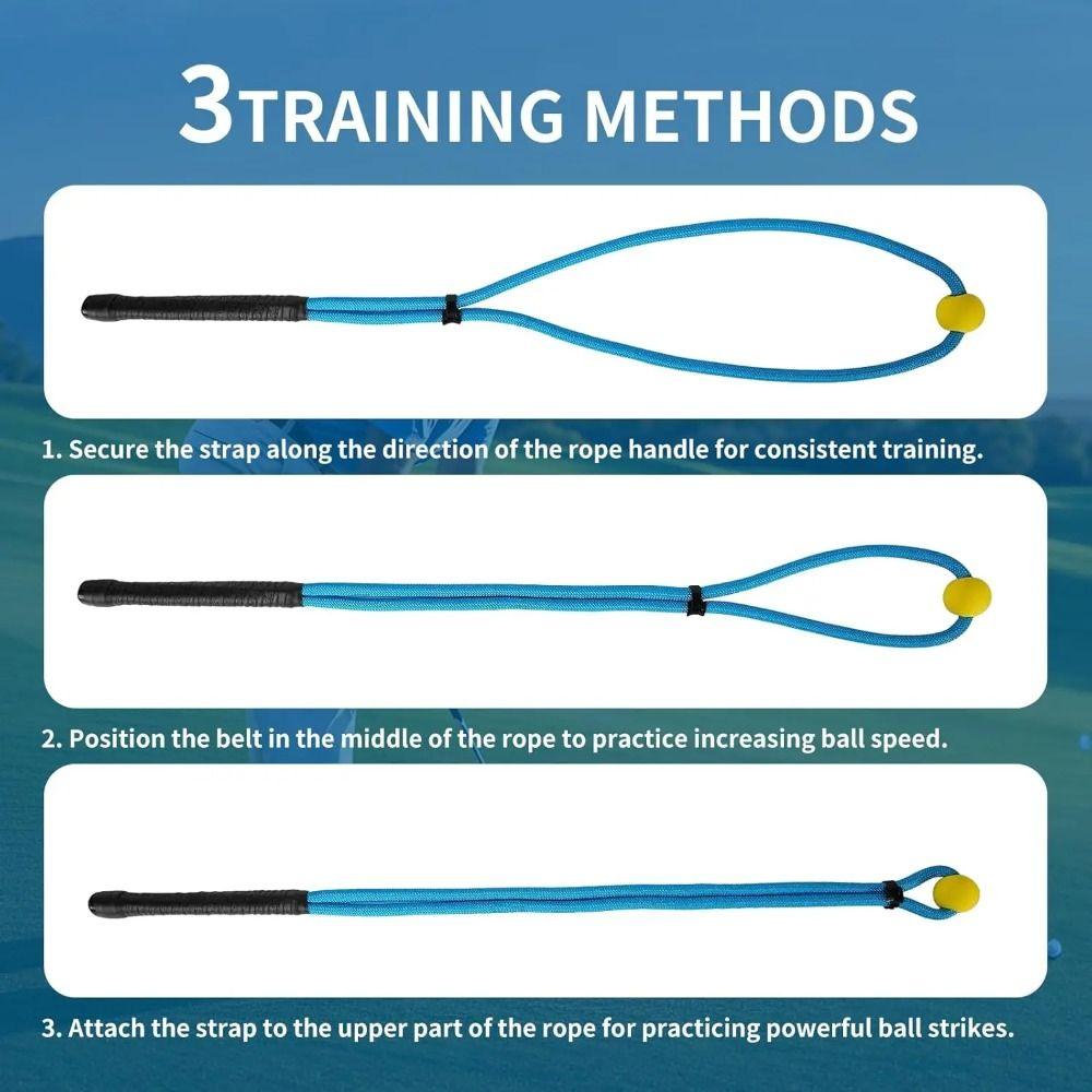 Nylon Golf Swing Practice Rope Safe Golf Posture Corrector Golf Swing Training Aid  Birthday Gift