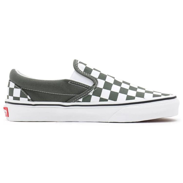 Vans Classic Slip-On Thyme Checkerboard Unisex Sneakers Green True-White VN0A33TB9HO