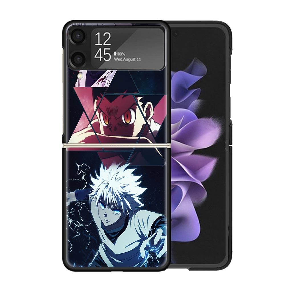 Hunter X Anime Clear Phone Case For Samsung Z Flip 7 6 5 4 3 Galaxy ZFlip7 ZFlip6 ZFlip5 ZFlip4 ZFlip3 5G Print Cover Z Flip 7 6