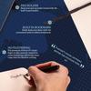 A5 Ruled Journal Notebook Soft Cover PU Leather Ideal for and Business with Elastic Pen and Bookmark Dingbats - - - Work, Travel, - Pocket, Closure,
