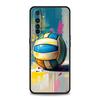 Soft TPU Case For Realme C67 C63 C55 C53 C25 C21 10 11 12 13 GT 2 3 5 Pro Plus 5G Shockproof Phone Cover Volleyball Painted Bags