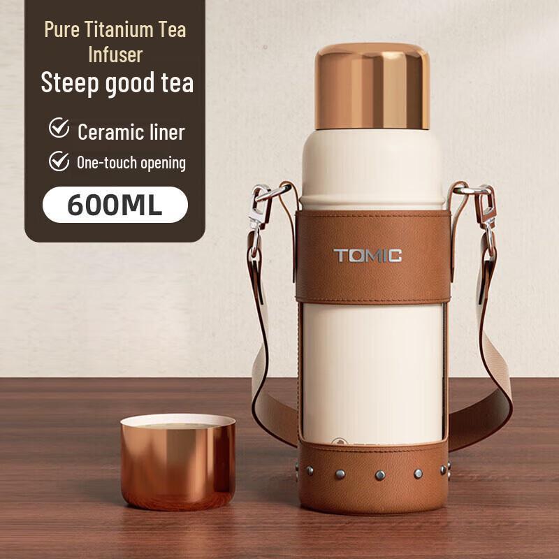 TOMIC Heritage Titanium & Ceramic Tea Cup