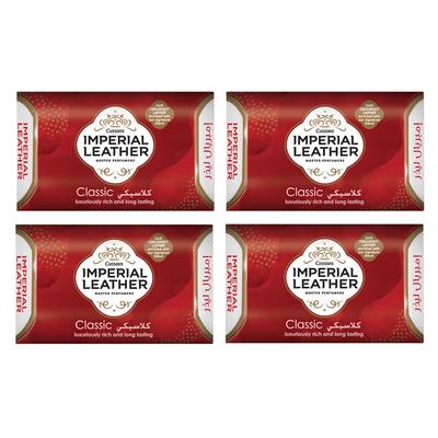 Cussons Imperial Leather Soap 175 G Classic Bathing Bar, Rich Creamy Lather, Long-lasting Fragrance (pack of 4)