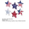 6 Pcs 4th of July Wooden Star Signs Vintage Star