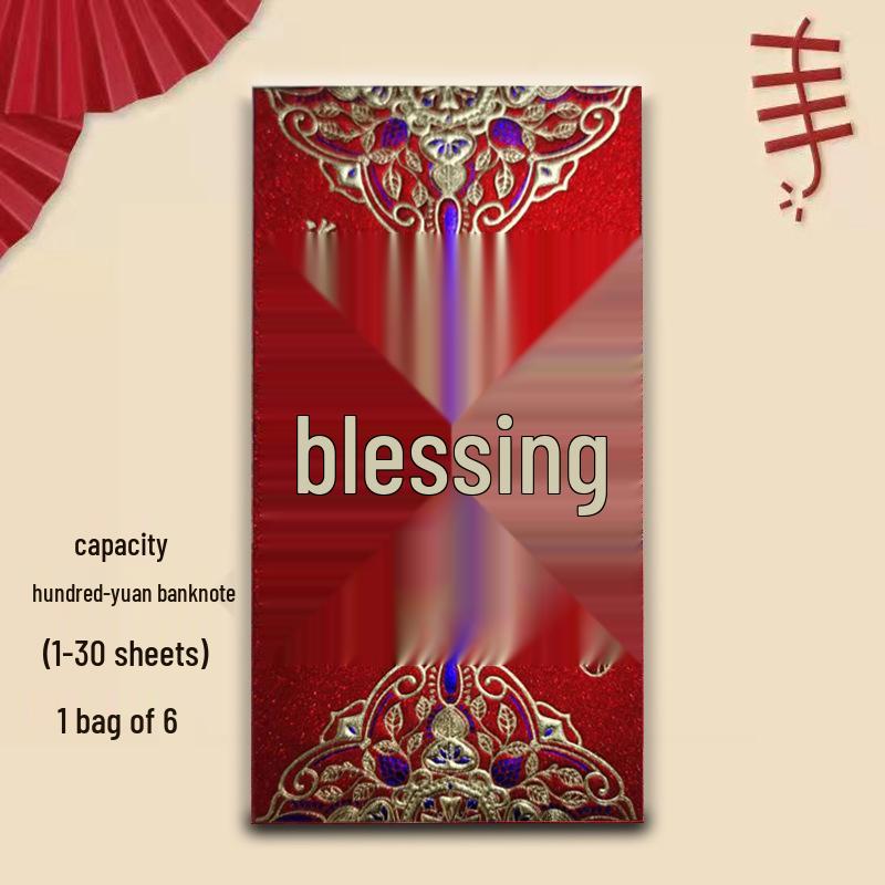 Lyckliga Rödkuvert för Nyår och Bröllop - Blandade Storlekar