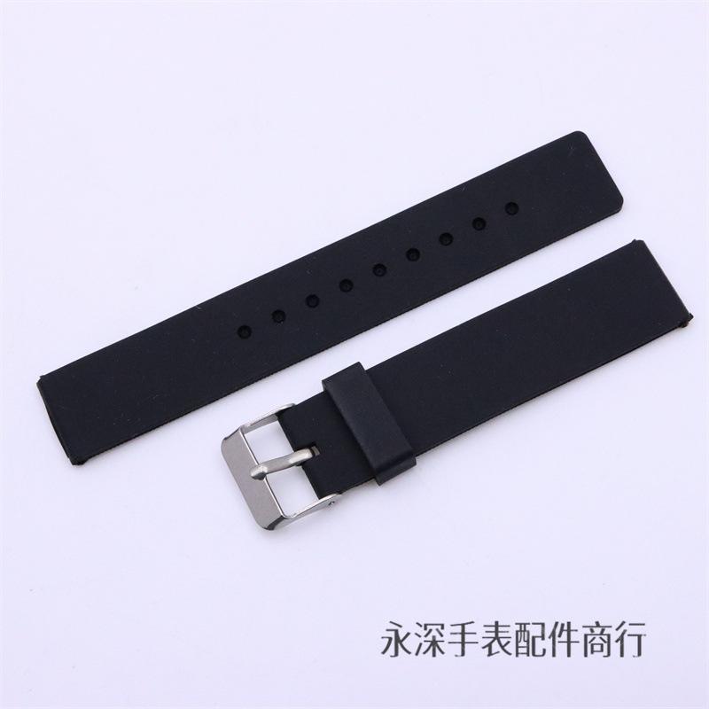 16mm Replacement Silicone Watch Band Strap Compatible with Various Sports Fitness Trackers Durable Comfortable Adjustable
