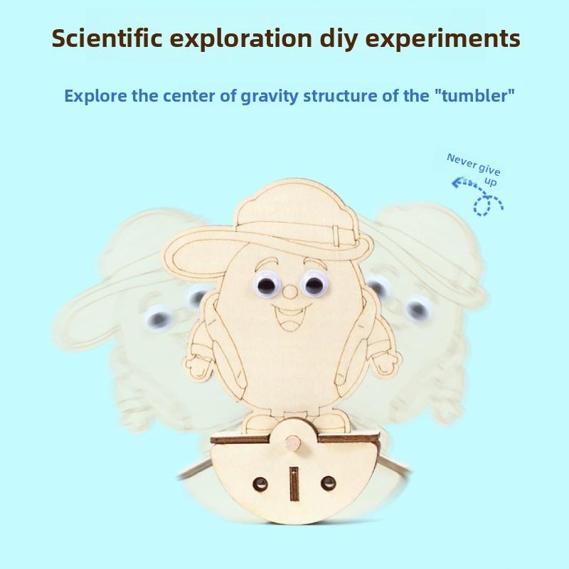 Creativity Wooden Potato Image Tumbler Assembly Set Children Puzzle Toys For Kids Educational Handson Learning Set