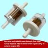 2-Pack 1/4" Inline Fuel Filter, 40 Micron Replacement for Briggs & Stratton 691035 Kawasaki 49019-0014, Compatible with Lawn Mower, Tractor, Small