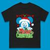 Merry Christmas Mickey Mouse Santa Hat Mens T Shirt Womens Tops Tees
