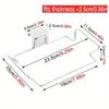 Kitchen Trash Rack Cabinet Door Garbage Bags Holder Stainless Steel Closet Garbage Storage Holder Towel Hanging