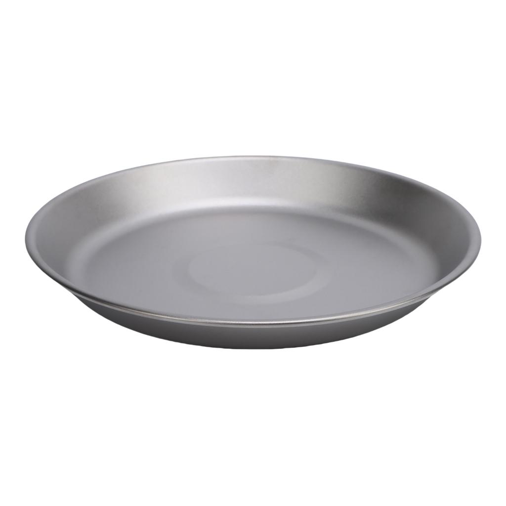 Camping Plate Camping Plates for Camping Survival Cooking BBQ Backpacking Ti Alloy 300ml Outdoor Dishes