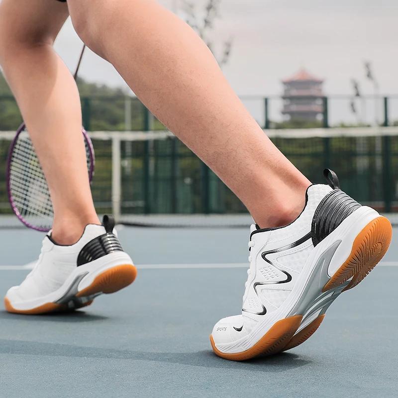 Men Badminton Shoes Outdoor Competition Sneakers High Quality Handball Table Tennis Shoes Couple Wear Resistant Volleyball Shoes