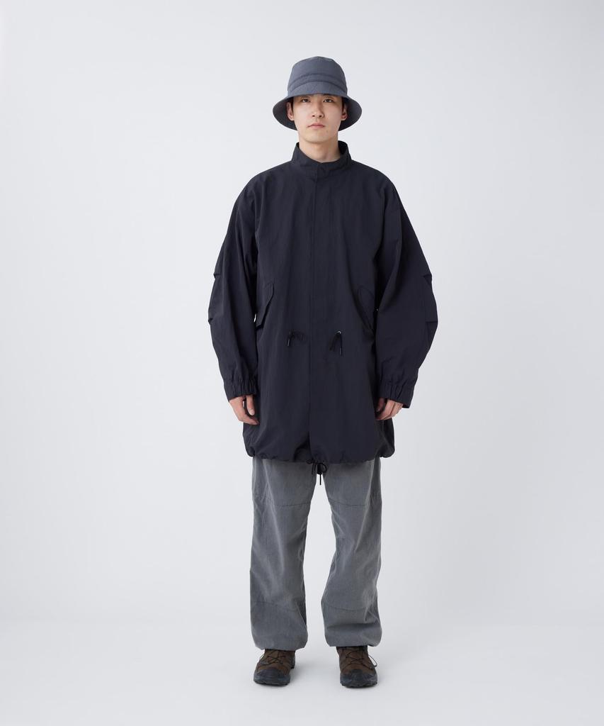 Snow Peak Nylon Washer Coat Outerwear Jacket Coat Overcoat Down Padded BLACK S CT-26SU002 Men's Women's