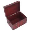 Treasure Chest Storage Box Antique Exquisite Wooden Jewelry Box for Movie Props Window Display