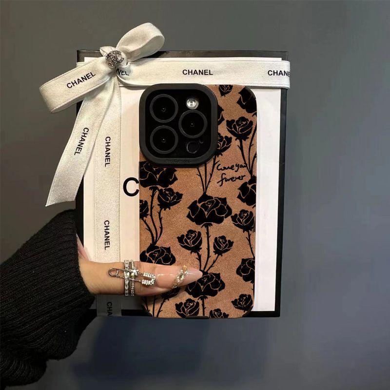 

Fur Branches Black Rose Apple 16 Couple Phone Case 15 Promax Premium Apple 12PROMAX