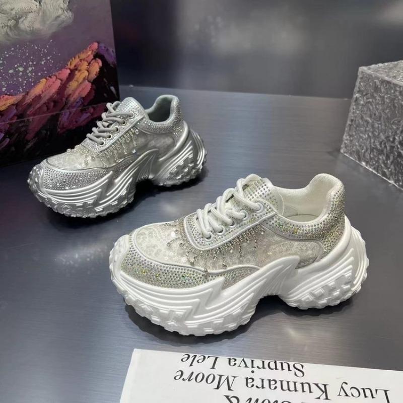hot sale Fashion Women Sneakers 2024 Platform Casual Shoes For Woman Shoes Mesh Breathable Platform sneakers women luxury shoes