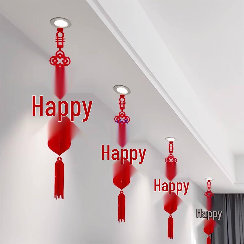 3D Doppel-Glück Hochzeitslaternen zur Dekoration - Hängende Ornamente für Hochzeitszimmer, Wohnzimmerdecke, Seite von Braut & Bräutigam.