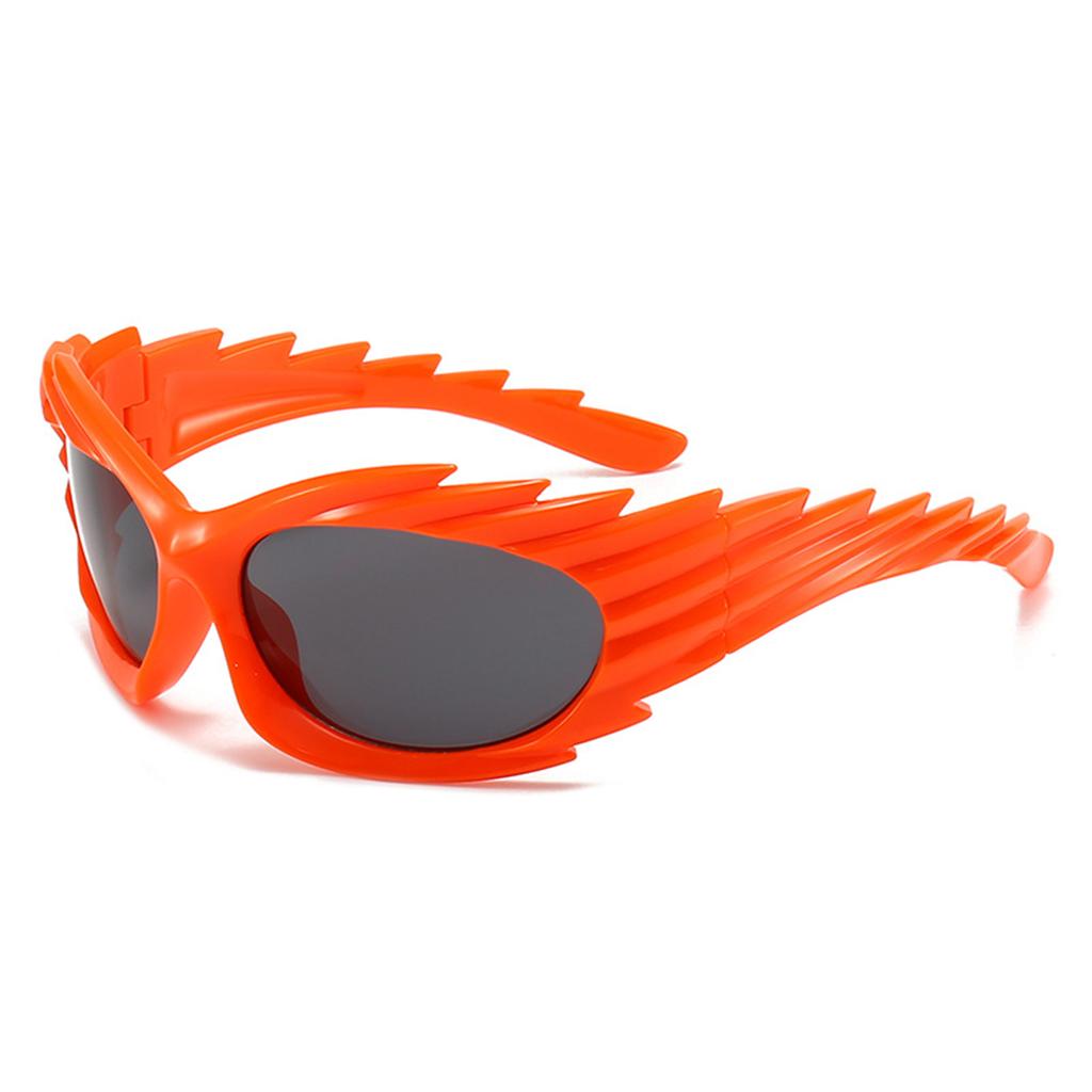 Wing Riding Sunglasses Concave Shape Ins Fashion Sunglasses Female Barbed Hedgehog Sunglasses
