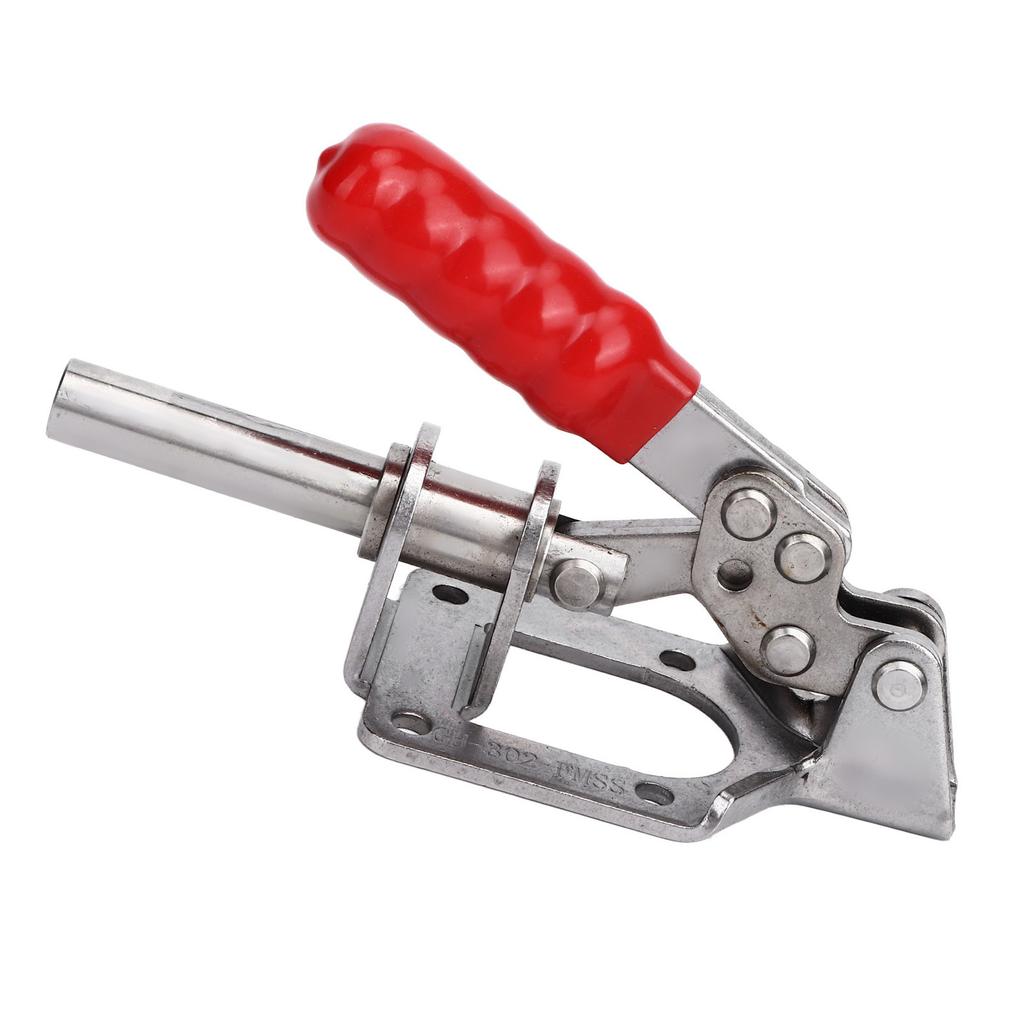 Push-pull toggle clamp made of 302F stainless steel, 136kg clamping force, quick release toggle clamp with 180 degrees  handle opening for device inst