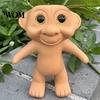 Small Flower Pot Cute Troll Planter, Decorative Resin Flowerpot, Novelty Plant Shape Planter for Succulents Indoor Outdoor Decoration, Unique