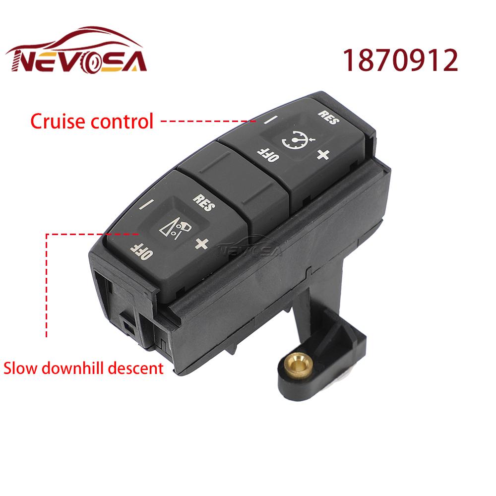 NEVOSA For SCANIA P G R T Series Truck Steering Wheel Module Telephone Menu Switch Adaptive Cruise Control Switch Button 1870912 1870912