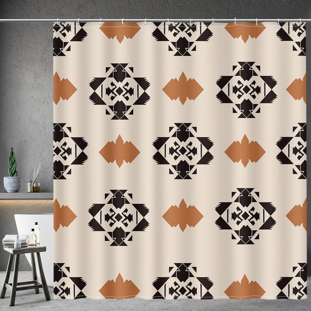 Zitronenfrucht Duschvorhang - Gelbe Zitrone Grüne Blätter Pflanze Floral Modern Natur Stoff Tuch Bad Duschvorhang