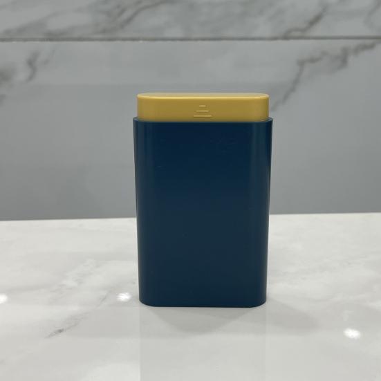 6 přihrádek Obdélníkový box na léky Organizér na pilulky Prachotěsný Kompaktní Přenosný Malý Vzduchotěsný Pouzdro na přenášení pilulek Držák na tablety