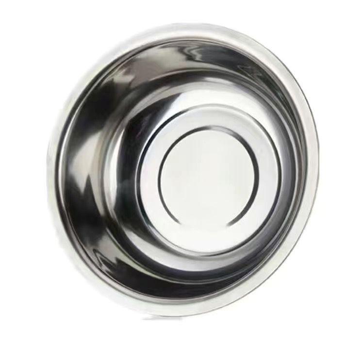 Extra Thick Non-Magnetic Stainless Steel Basin for Vegetables, Dough, and Face Washing