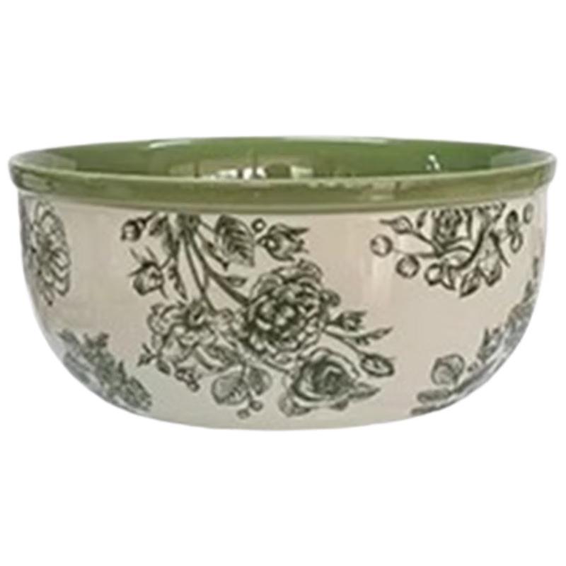 Dark Green Ceramic Dinnerware Gift Set 2-Person 9-Piece