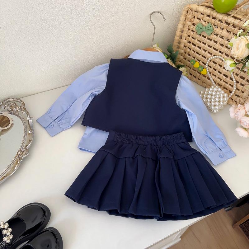 Girls' Bunny Vest & Skirt Set - Autumn/Spring