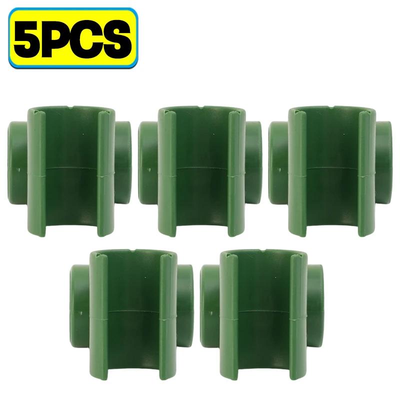 

Universal Plant Support Clips Plastic Cross Connector Horticultural Fixed Buckle for Garden Balcony Climbing Vine Frame Pillar Inner diameter 0.8cm