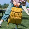 Solid Color Large Capacity Backpack Travel Backpack