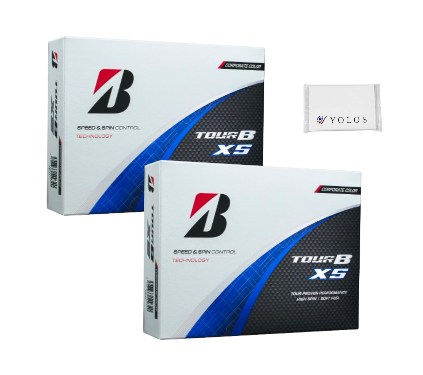 

Bridgestone TOUR B X S Corporate 2 Dozen 2024 Model Golf Original Tissue Set (24 Balls) Balls, Distance, Spin,