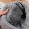 New Women Men Winter Windproof Glasses Knitted Beanie Hats Outdoor Ear Protection Sports Ski Cold Caps Thicken Skullies Beanies