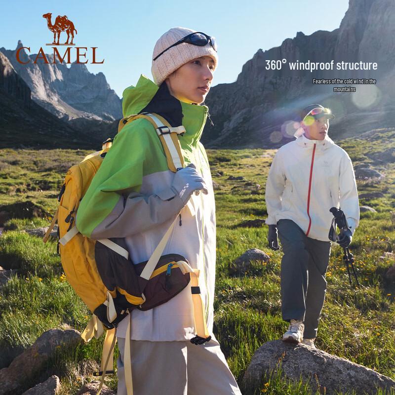 CAMEL KING Wang Junkai 2025 Outdoor 3-in-1 Rainproof Jacket