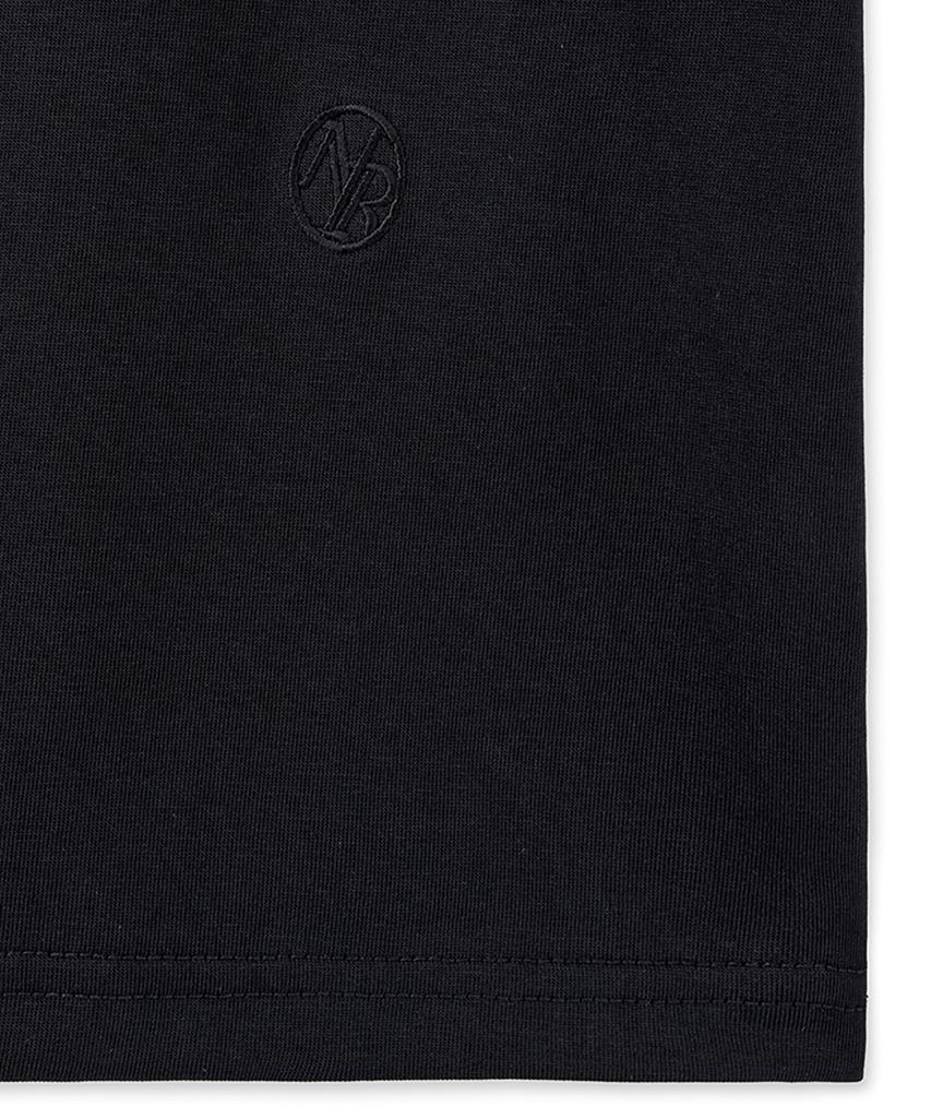 NOIRER FOR WOMAN Supima Cotton Luxe Crop T-Shirt (Black)