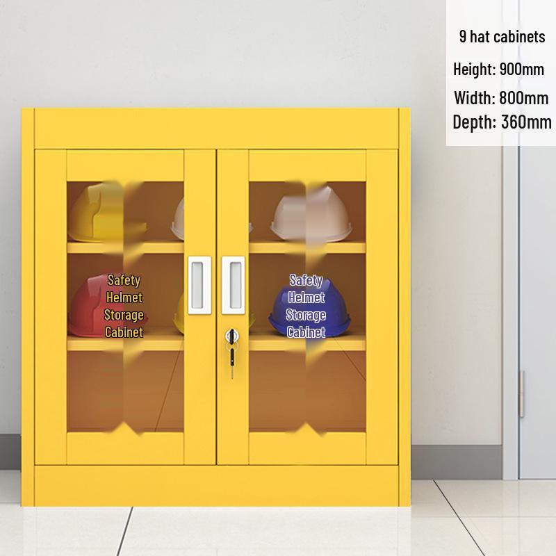 Durable Safety Helmet Storage Cabinet for Construction Sites
