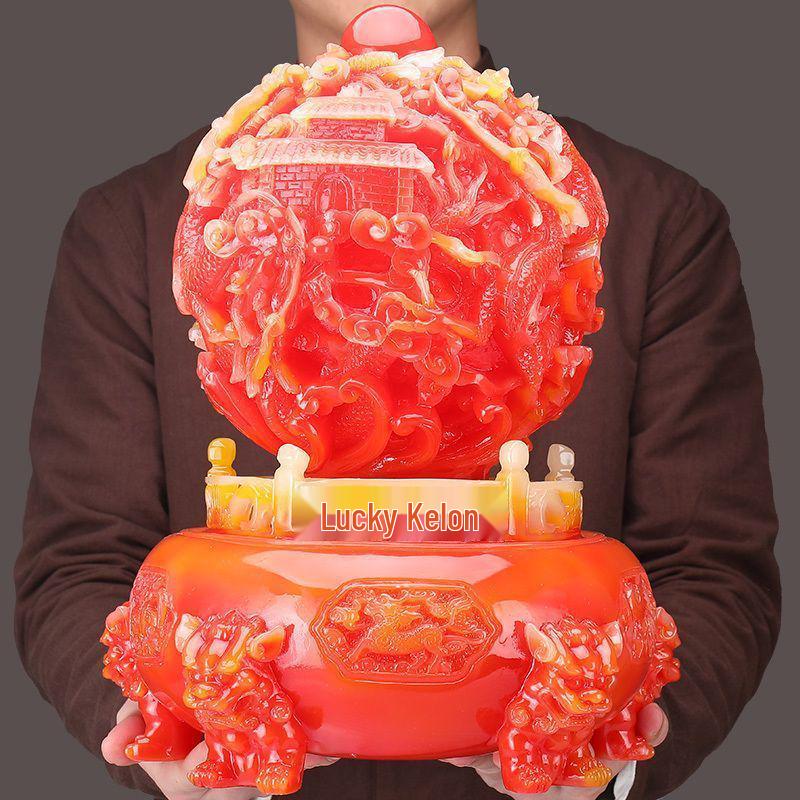 Large Qiankun Ding Ornament: Bestselling Home & Office Decor, Perfect for Housewarming or Company Gifts