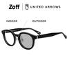 Zoff UNITED ARROWS Photochromic Sunglasses Lenses change color in response to UV UNITED ARROWS color black clear UV for both men and [WEB Exclusive]