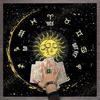 Tarot Card Tablecloth 12 Constellations Divinations Cards Table Cloth Tapestry