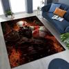 Tappeto Classici God of War Kratos Gioco 3A Tappeto per Giocatori per Camera da Letto Soggiorno Divano Casa Zerbino Decorazione, Tappetino Antiscivolo Grande per Giochi per Bambini