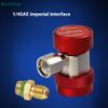 1Pc Adjustable R134a Refrigerant Adapter Hose Fittings Automotive A/C High Low Pressure Couplers Conversion Accessories