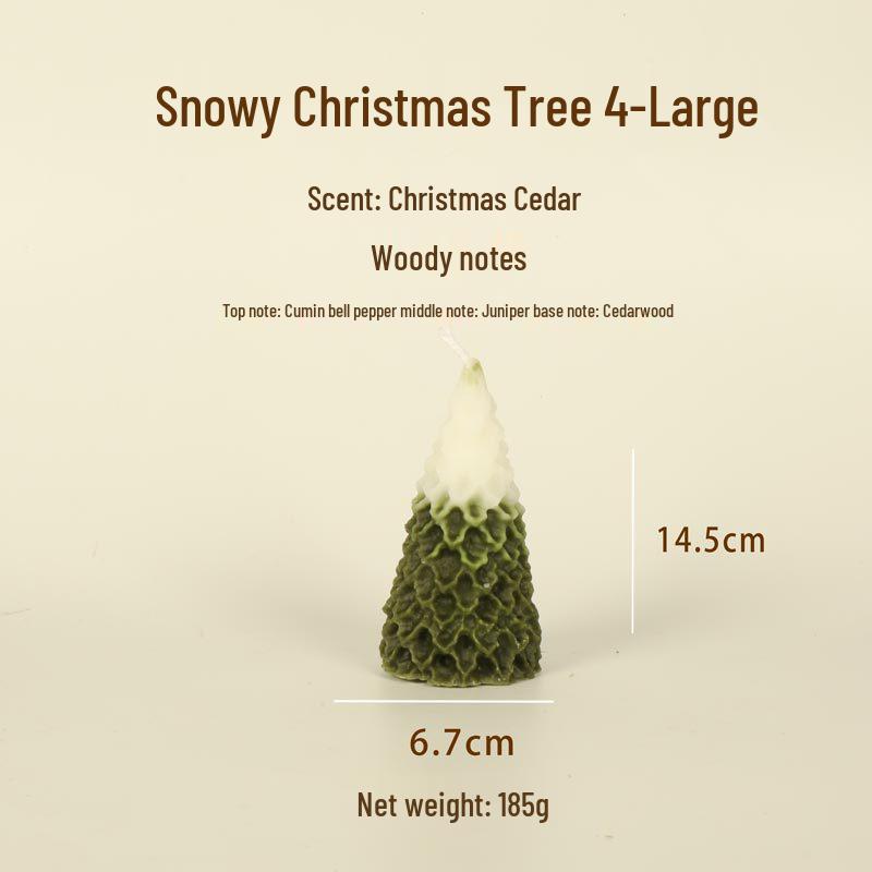 Christmas Scented Atmosphere Candles and Imitation Ornament Gifts