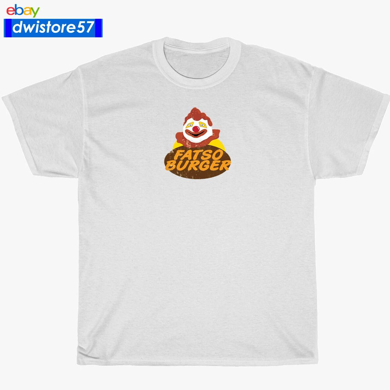 New Shirt Fatso Burger Logo Black/Navy/White/Grey Men s T-Shirt S-5XL 2XL