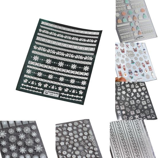 Universal Embossed Nail Nails Ornaments Decals Persistent Portable Engraved Pattern