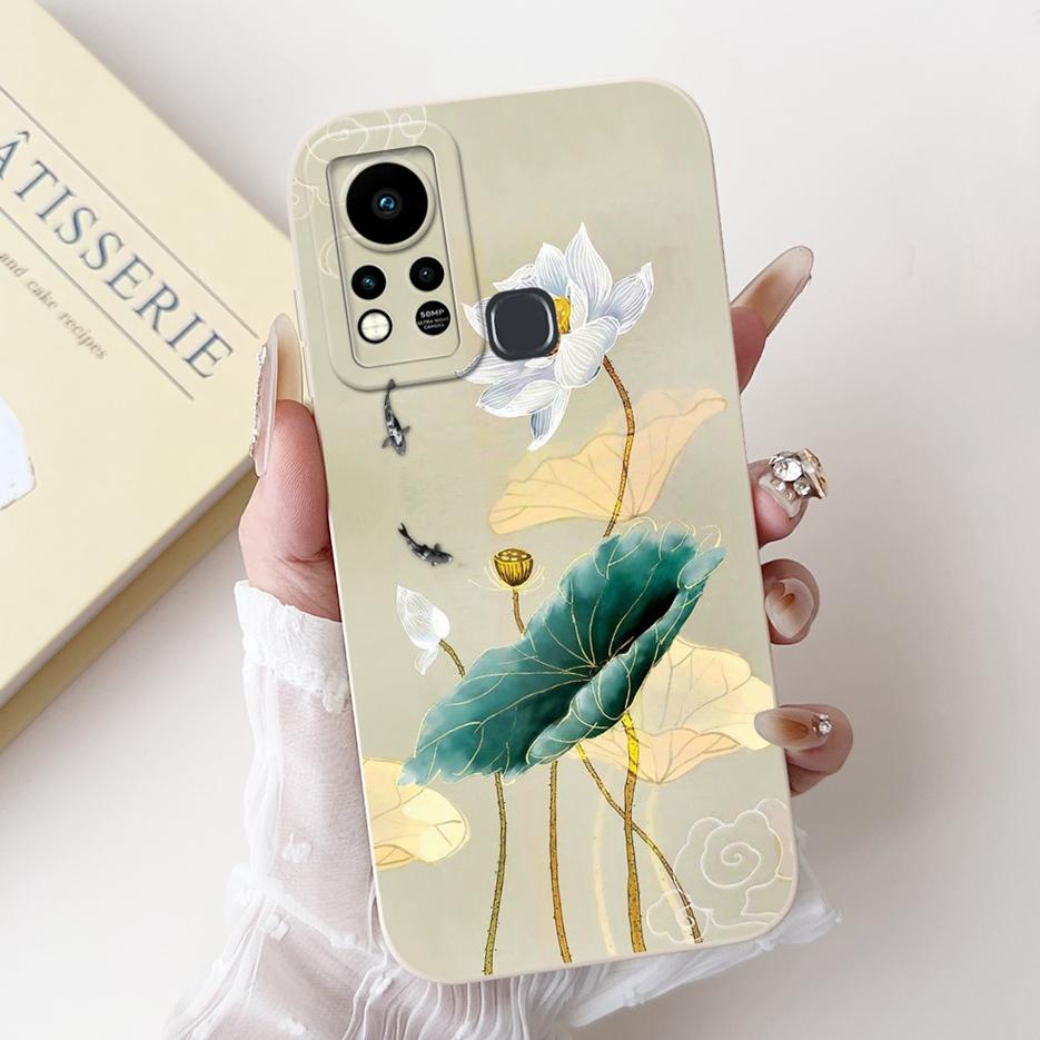 For Infinix Hot 11S Case X6812 X6812B Cute Panda Cartoon Cover Shockproof Phone Cases For Infinix Hot 11S NFC Hot11s Soft Fundas